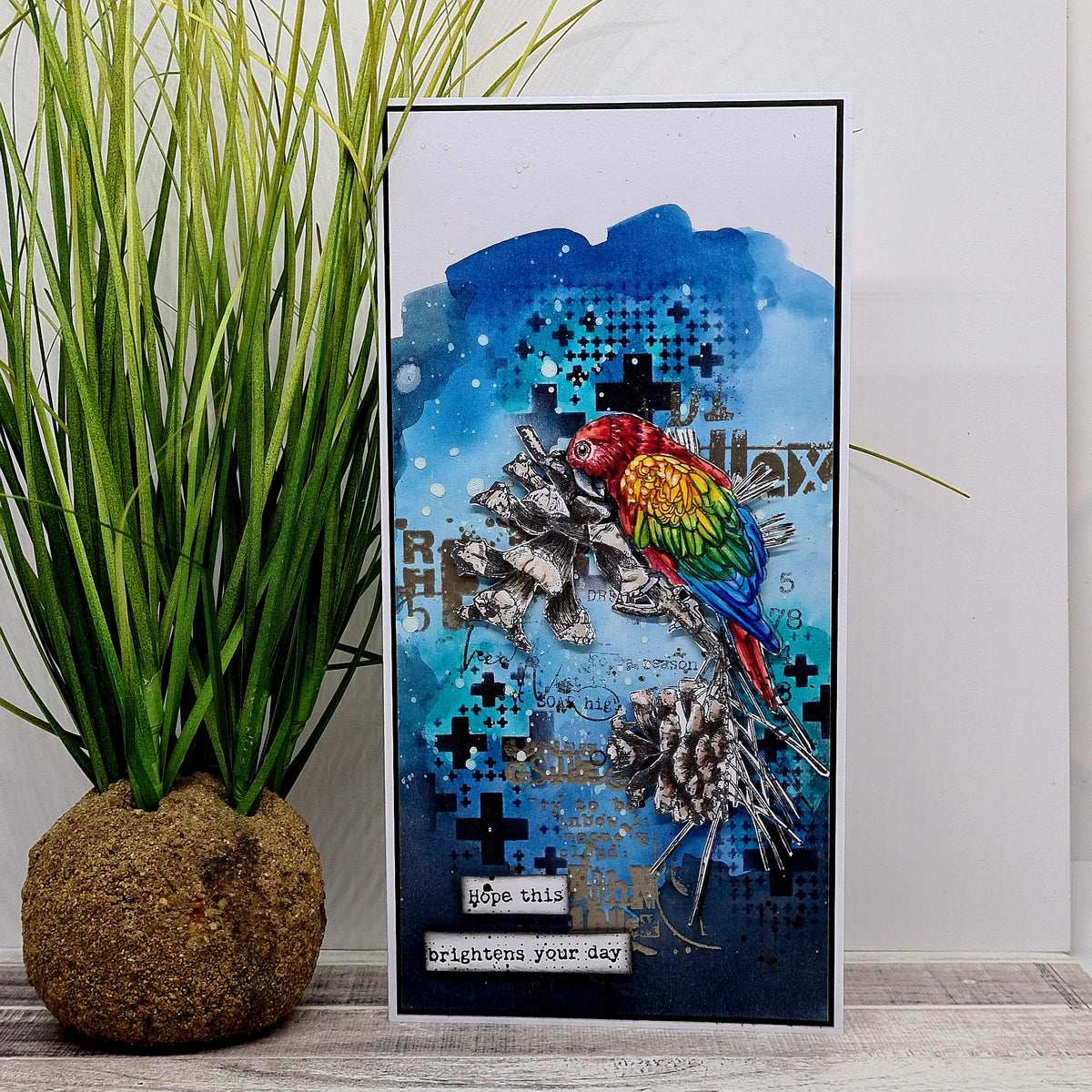 TP-621 - A5 Clear Stamp Set - Filaments & Feathers
