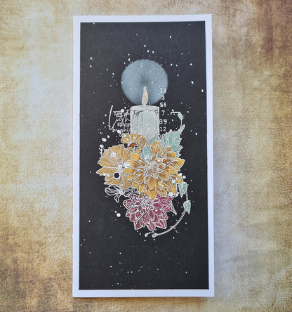 TP-709 - A5 Clear Stamp Set - Lighted Florals