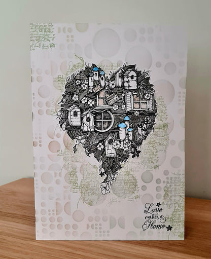 #87 - A4 Stencil - Totally Dotty