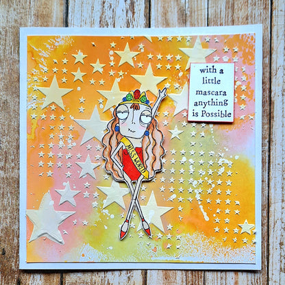 PC-126 - 6"x6" Stencil - Lotza Starz
