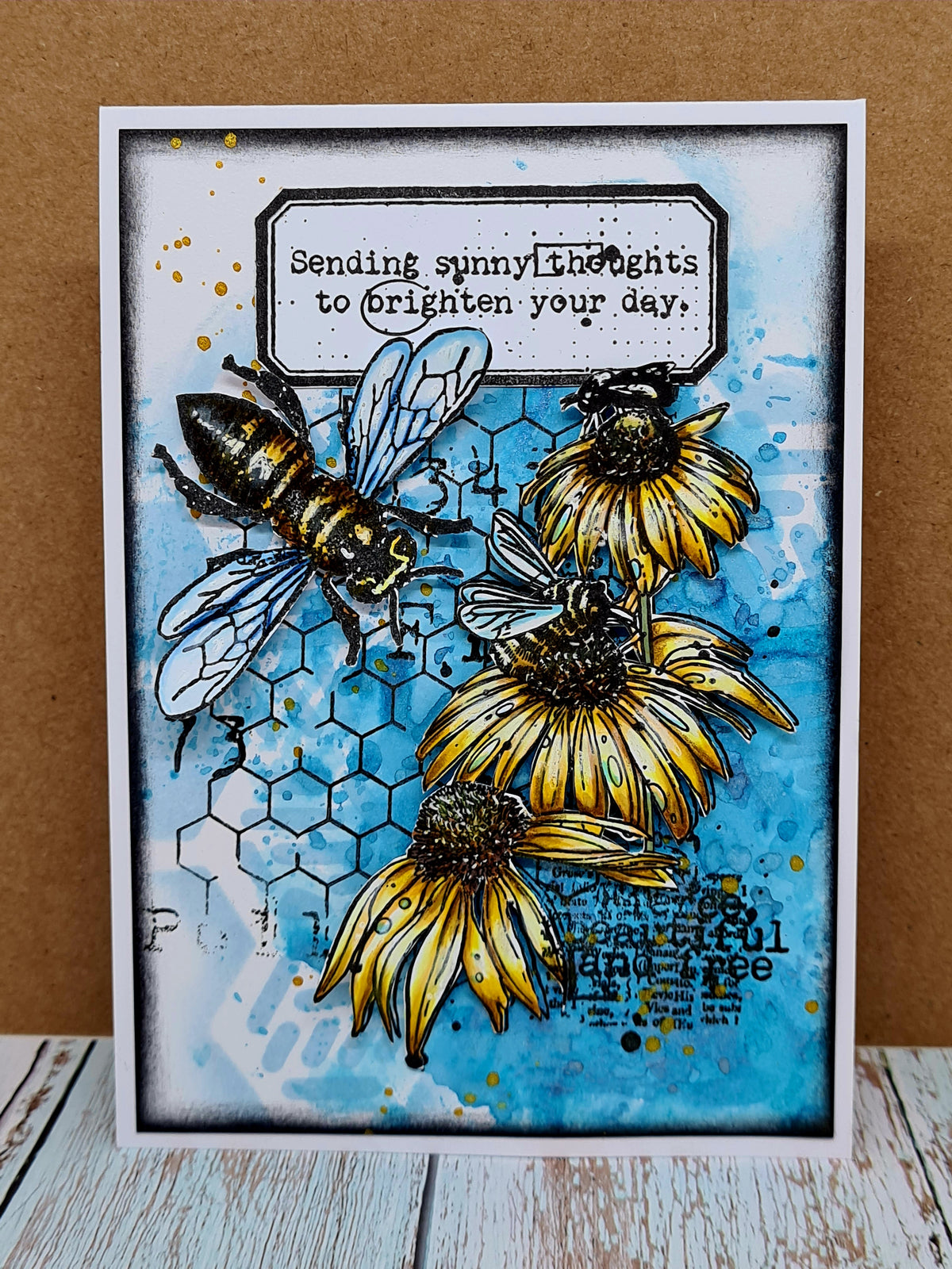 TP-745 - Visiting The Flowers - A5 Clear Stamp Set
