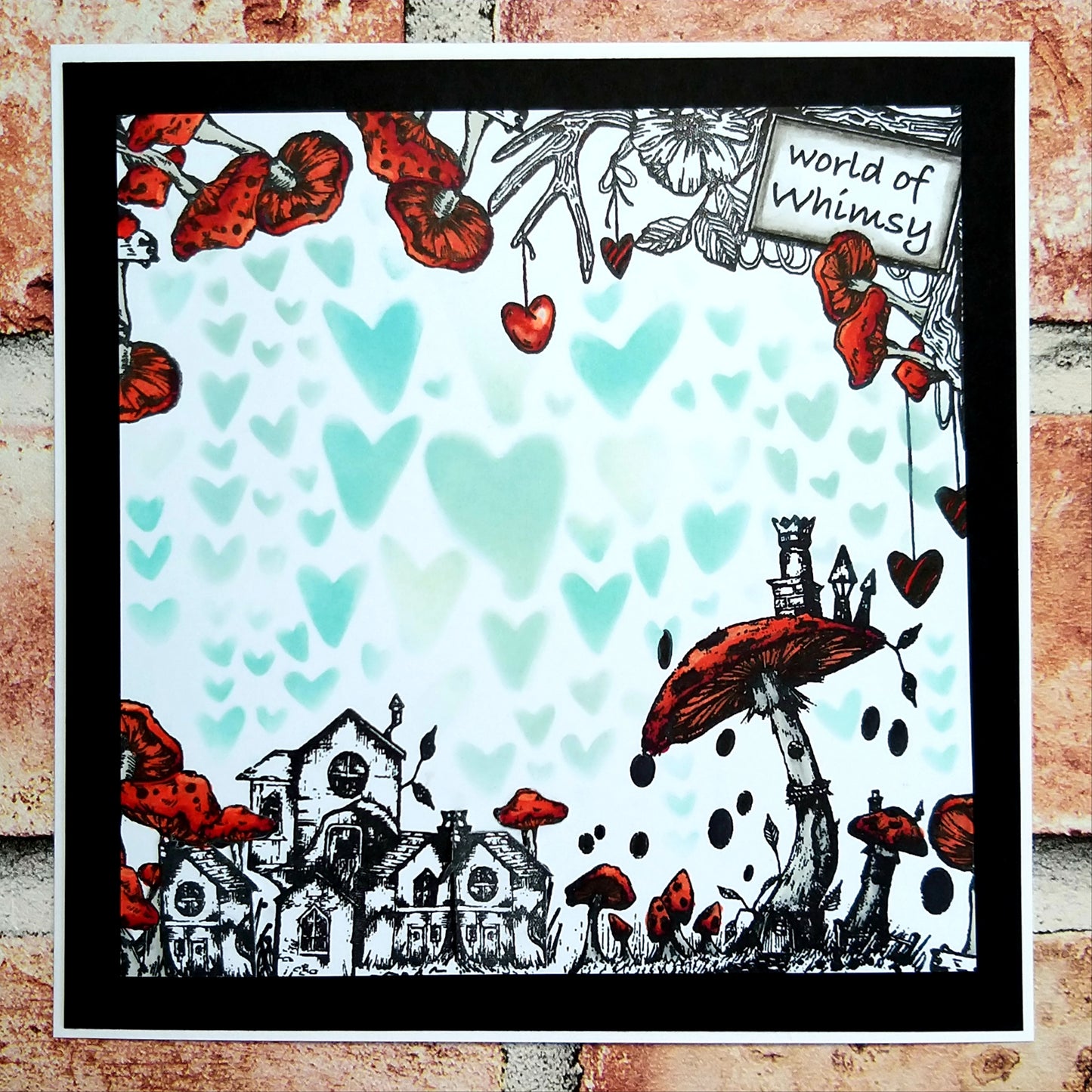 TP-798 - A6 Clear Stamp Set - Mushroom Cottage