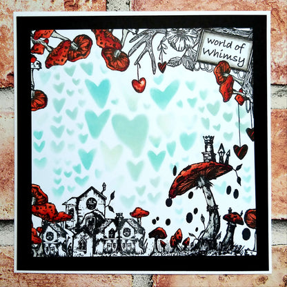 TP-798 - A6 Clear Stamp Set - Mushroom Cottage