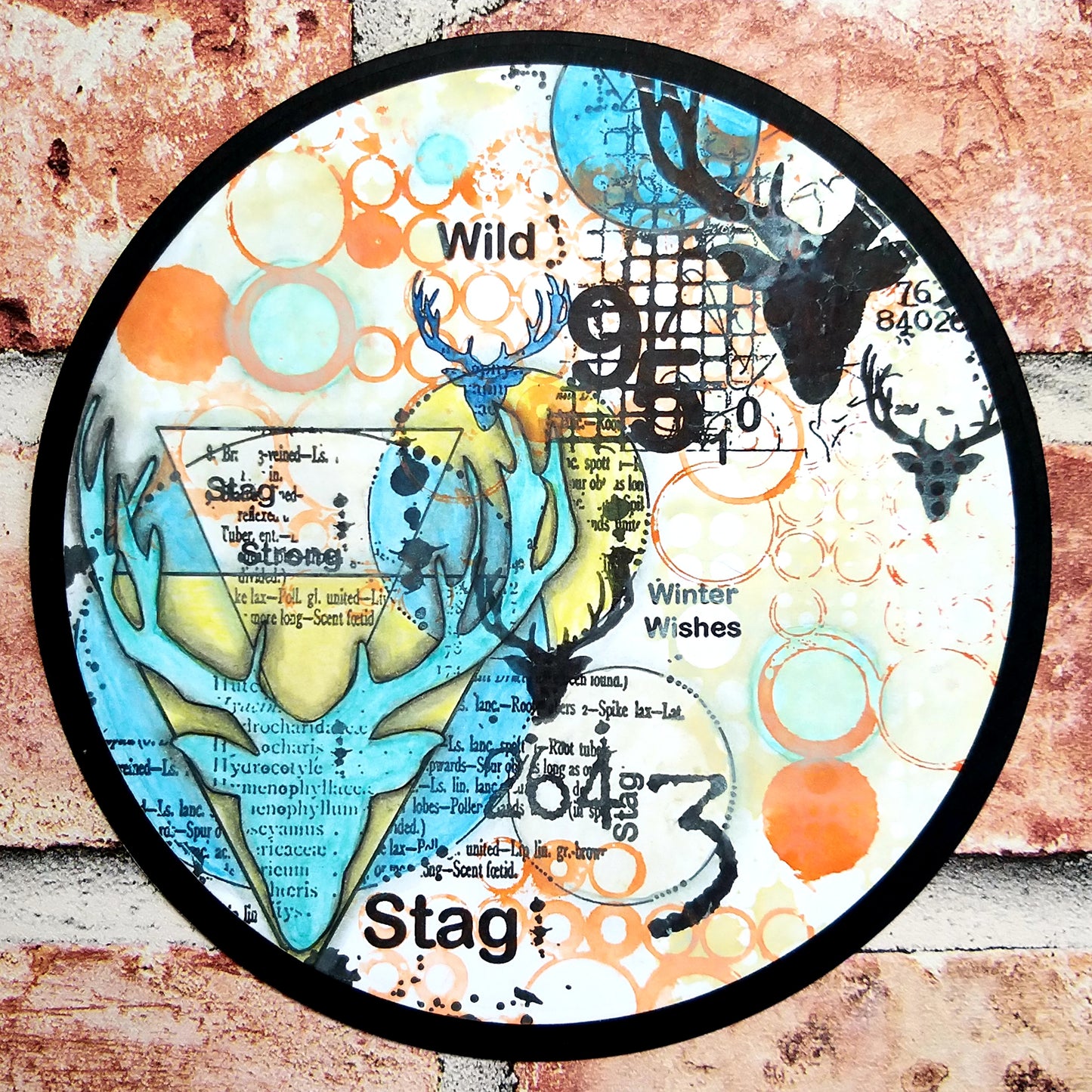 PC-45 - 6"x6" Stencil - Digital Bubbles