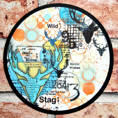PC-45 - 6"x6" Stencil - Digital Bubbles