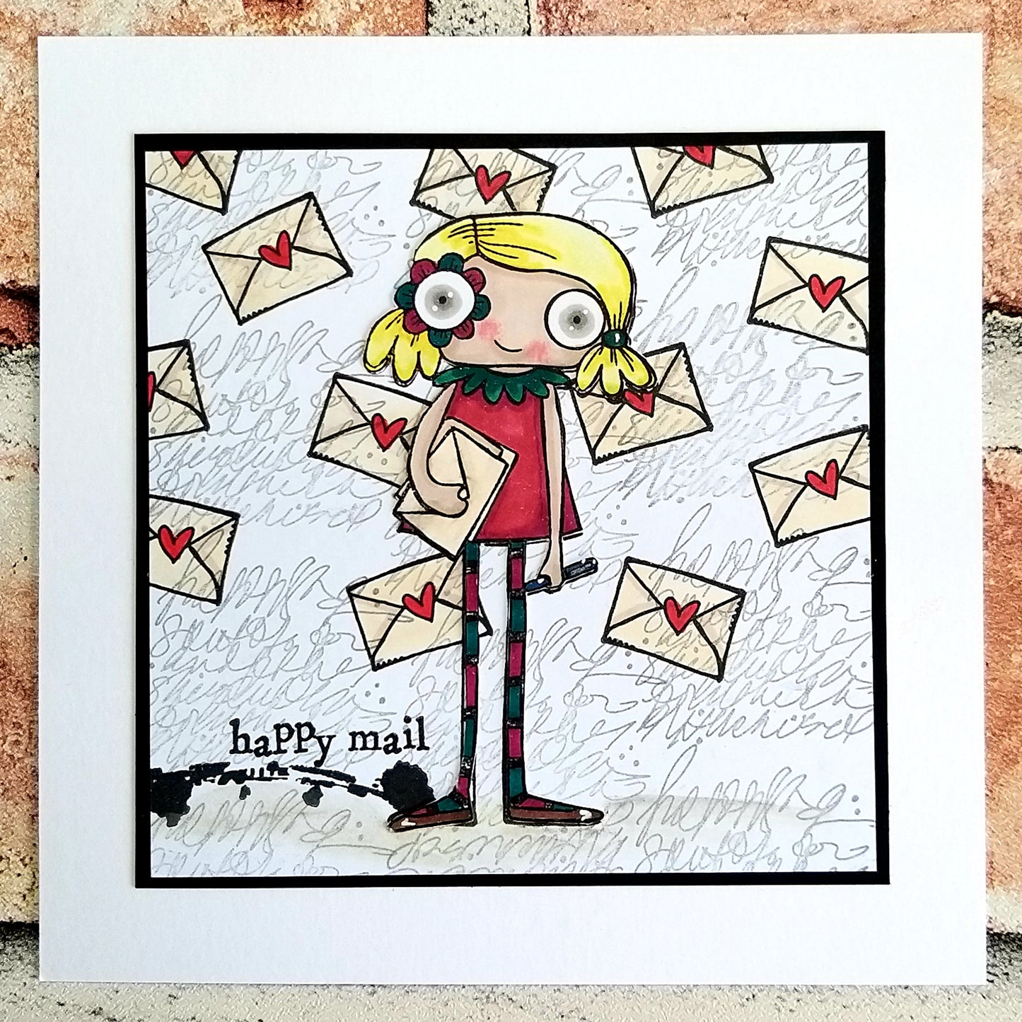 #819 - A7 Clear Stamp Set - Happy Mail