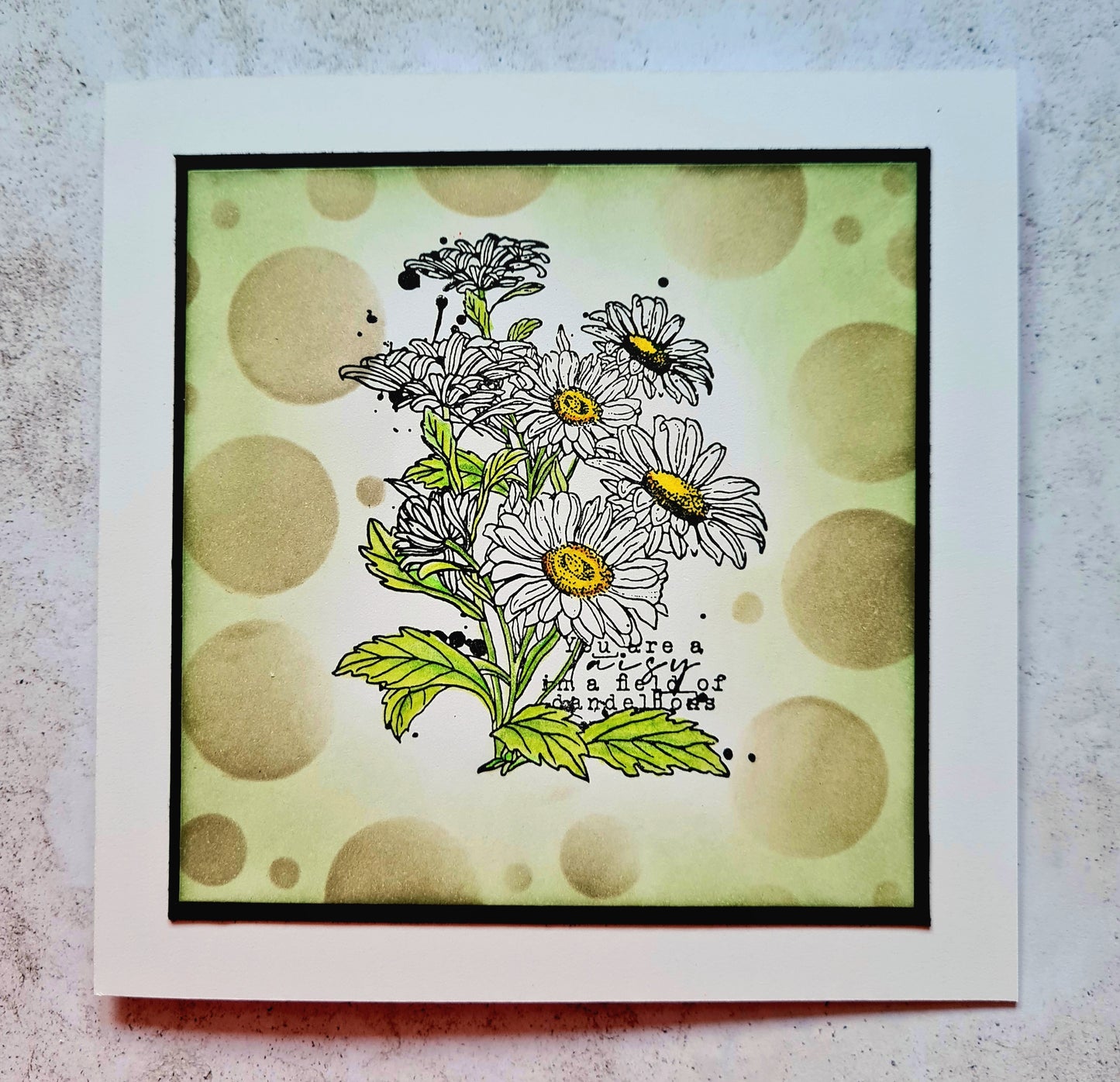 #87 - A4 Stencil - Totally Dotty