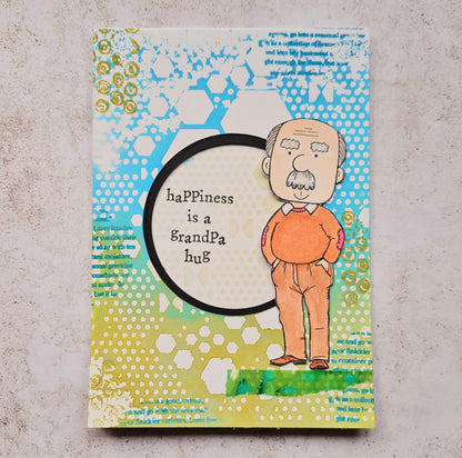 #108 - A4 Stencil - Hugely Hexagonal