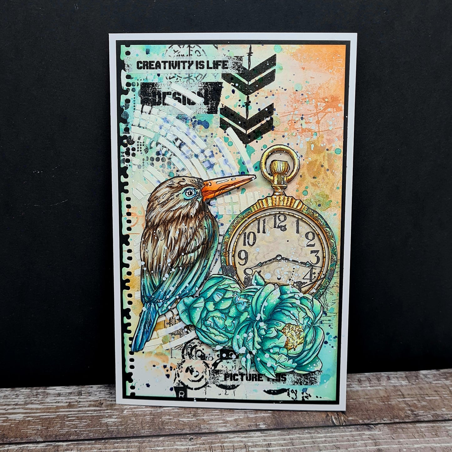 PC-28 - 6"x6" Stencil - Vortex/Broken Circle