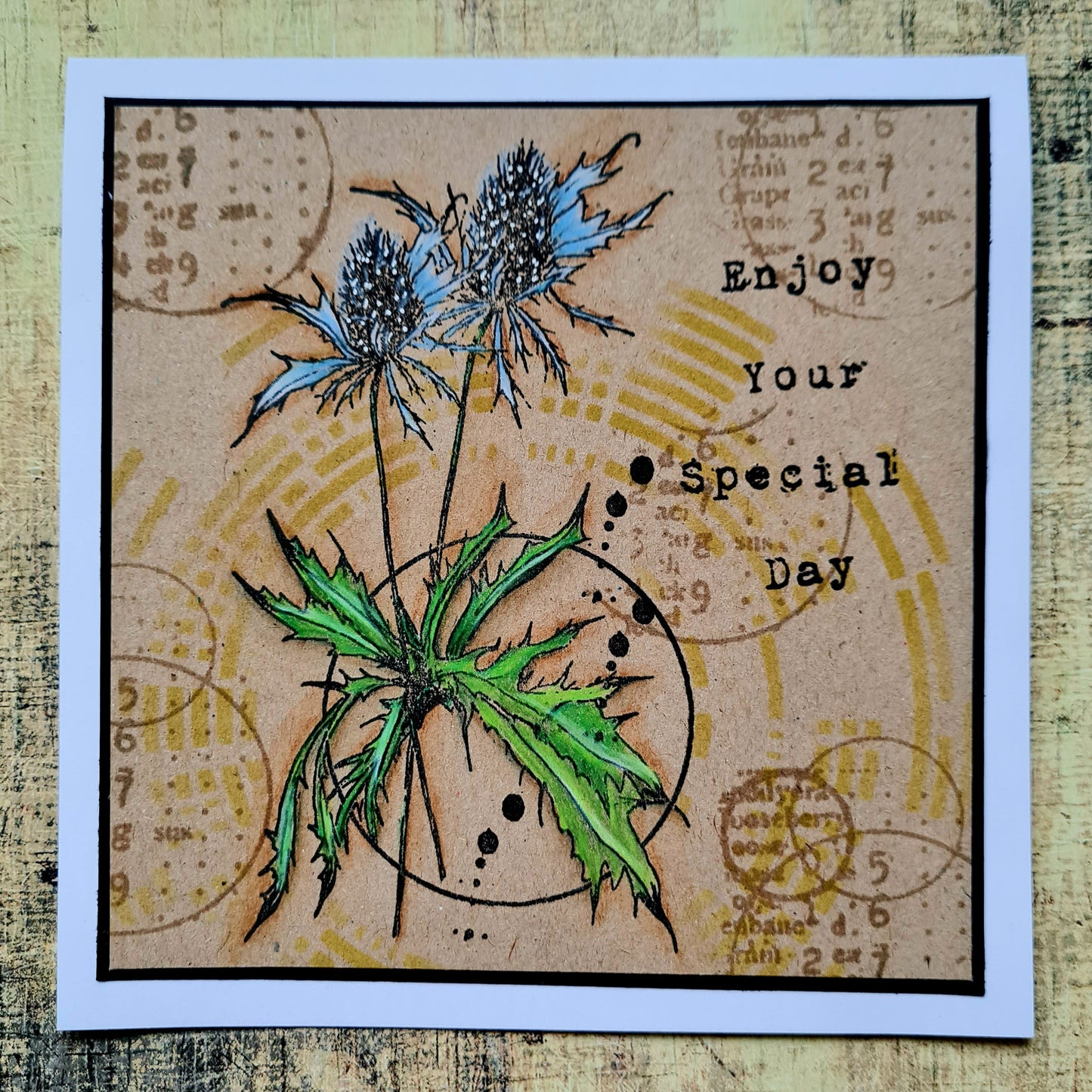 PC-28 - 6"x6" Stencil - Vortex/Broken Circle