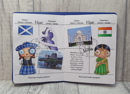 #883 - A7 Clear Stamp Set - India
