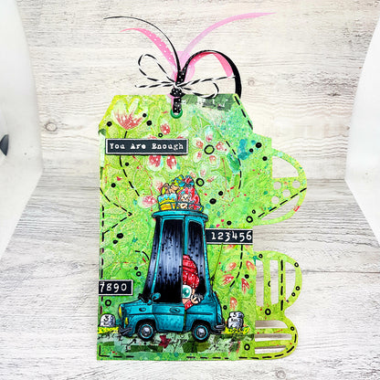 #1112 - A6 Stamp Set - Movin' On Up