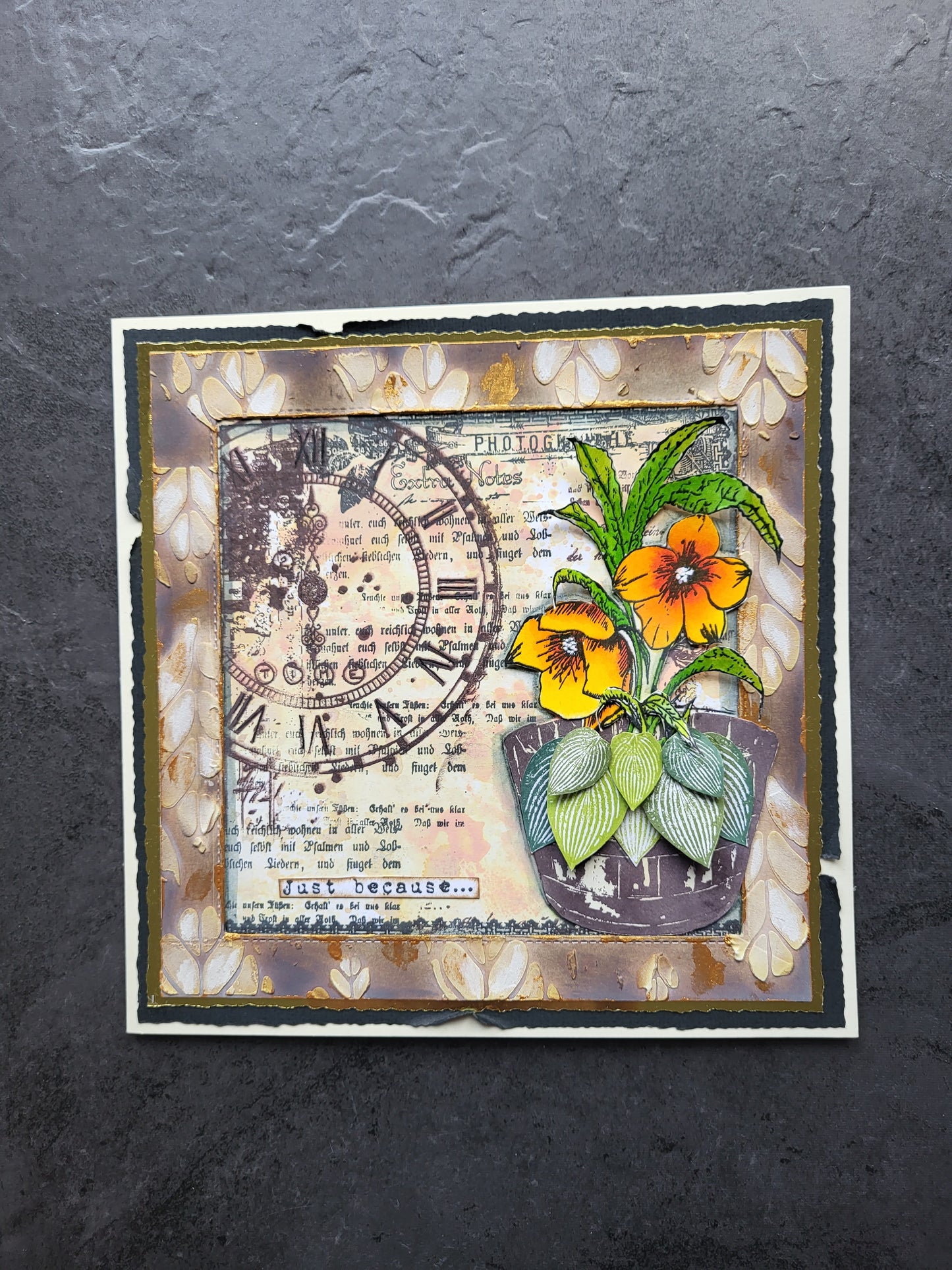 #178 - 6"x6" Stencil - Crisp Tulips