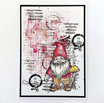 #1077 - A6 Stamp Set - Toad In The Gnome