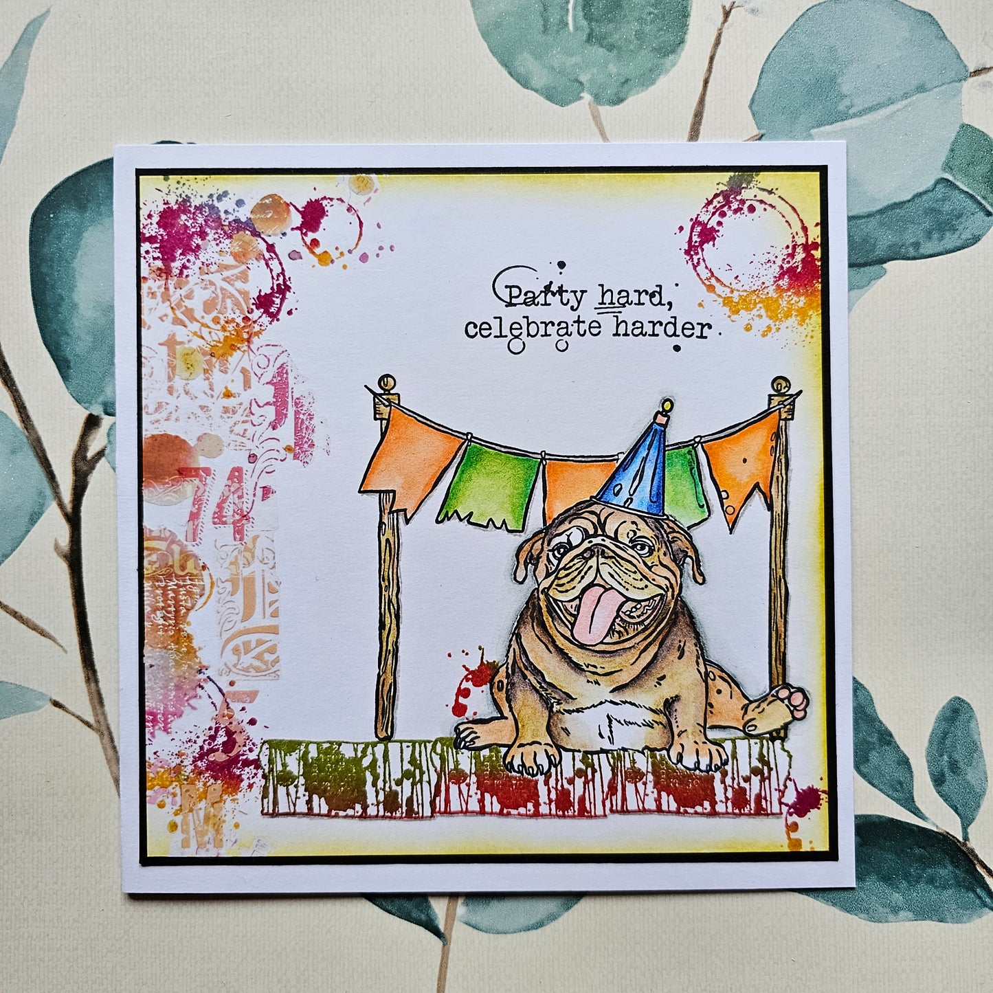 #1159 - A8 Stamp Set - Stripz