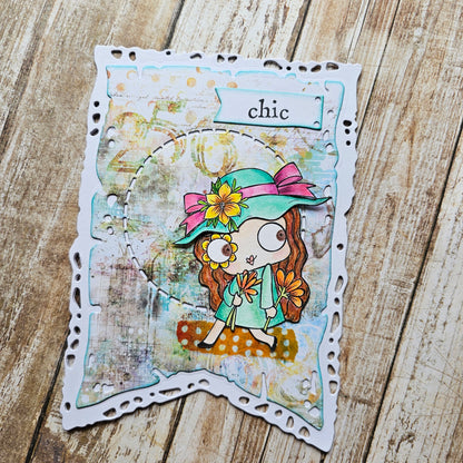 #1163 - A7 Stamp Set - La Fleur