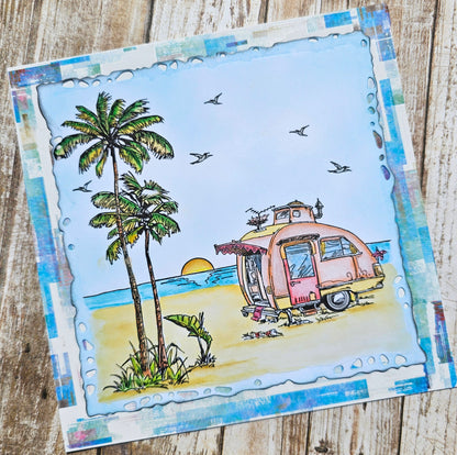 RO-2 - A5 Rub-Ons - Teal Dreams