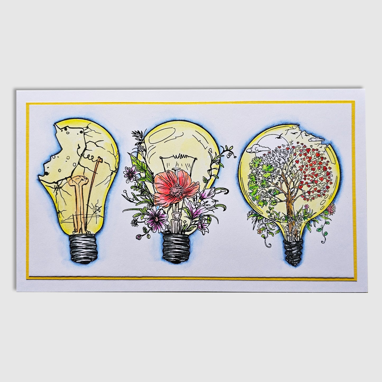 #1189 - A6 Stamp Set - Gilded Shatters