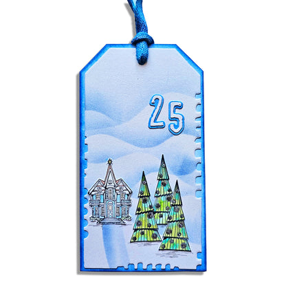 #1217 - A7 Stamp Set - Twinkling Pines