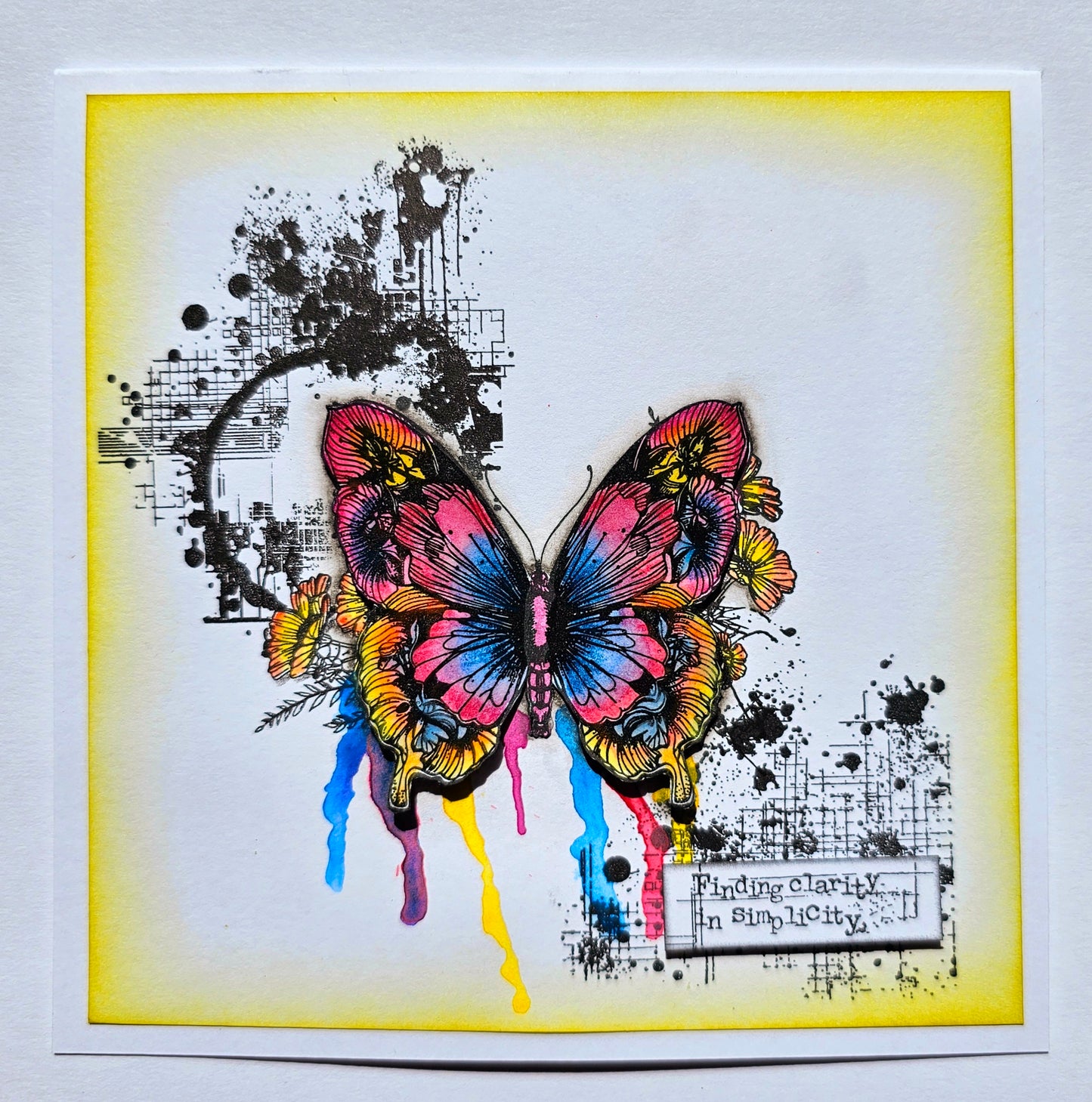 #1173 - A7 Stamp Set - Petalled Wings