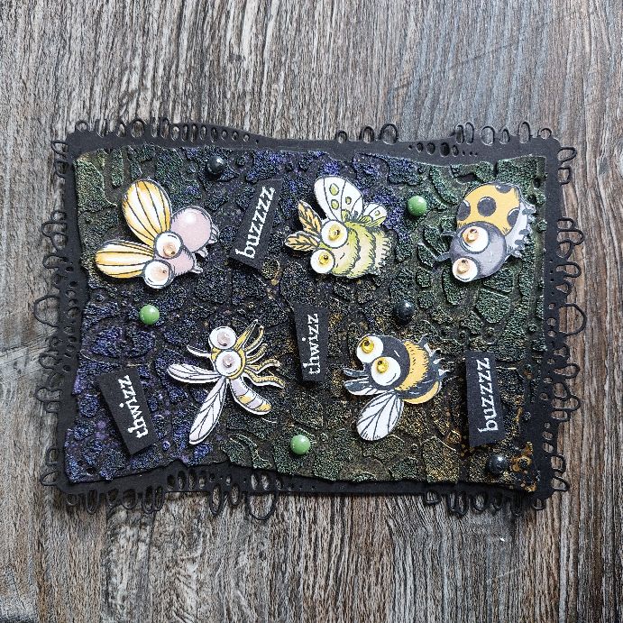 #TP-1301 - A7 Stamp Set - Creepy Crawlies