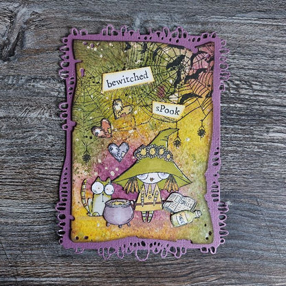 #572 - A6 Clear Stamp Set - Spooky Sky