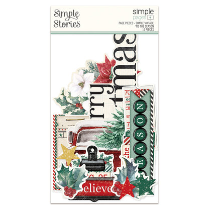 Simple Stories Simple Vintage 'Tis The Season Simple Pages Pieces