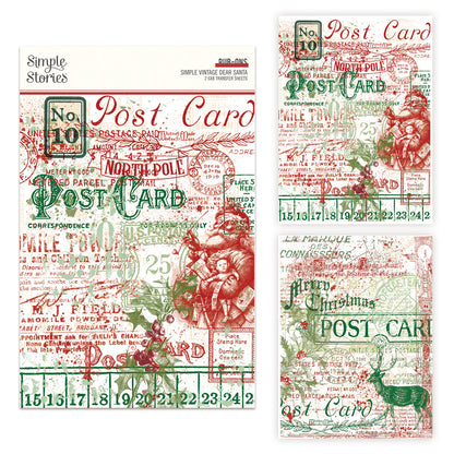 Simple Stories Simple Vintage Dear Santa Rub-ons