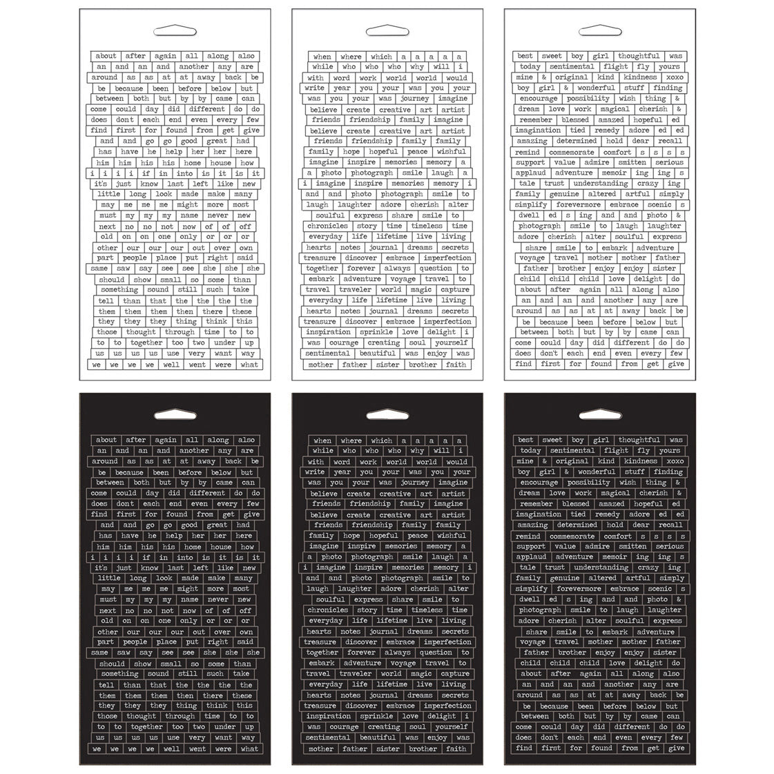 Idea-ology Tim Holtz Chitchat Sticker Tablet - Verbiages