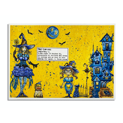 #1237 - A6 Stamp Set - Frightful Manor