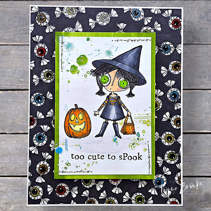 #TP-1296 - A7 Stamp Set - Too Cute Spook