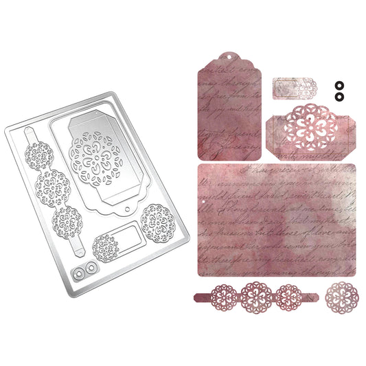 Elizabeth Craft Designs Mr. & Mrs. Dies Doily Galore