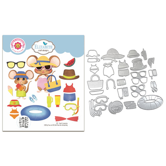 Elizabeth Craft Designs Good Times Die Beach Accessories