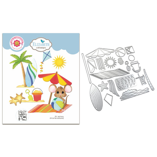 Elizabeth Craft Designs Good Times Die Beach Scenery