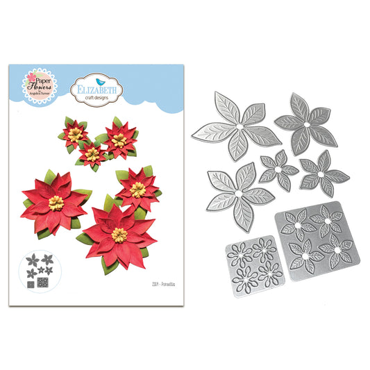 Elizabeth Craft Designs Festive Holly - Die Poinsettia