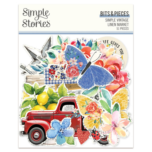 Simple Stories Simple Vintage Linen Market Bits & Pieces