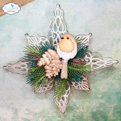 Elizabeth Craft Designs Festive Holly - Die Festive Star