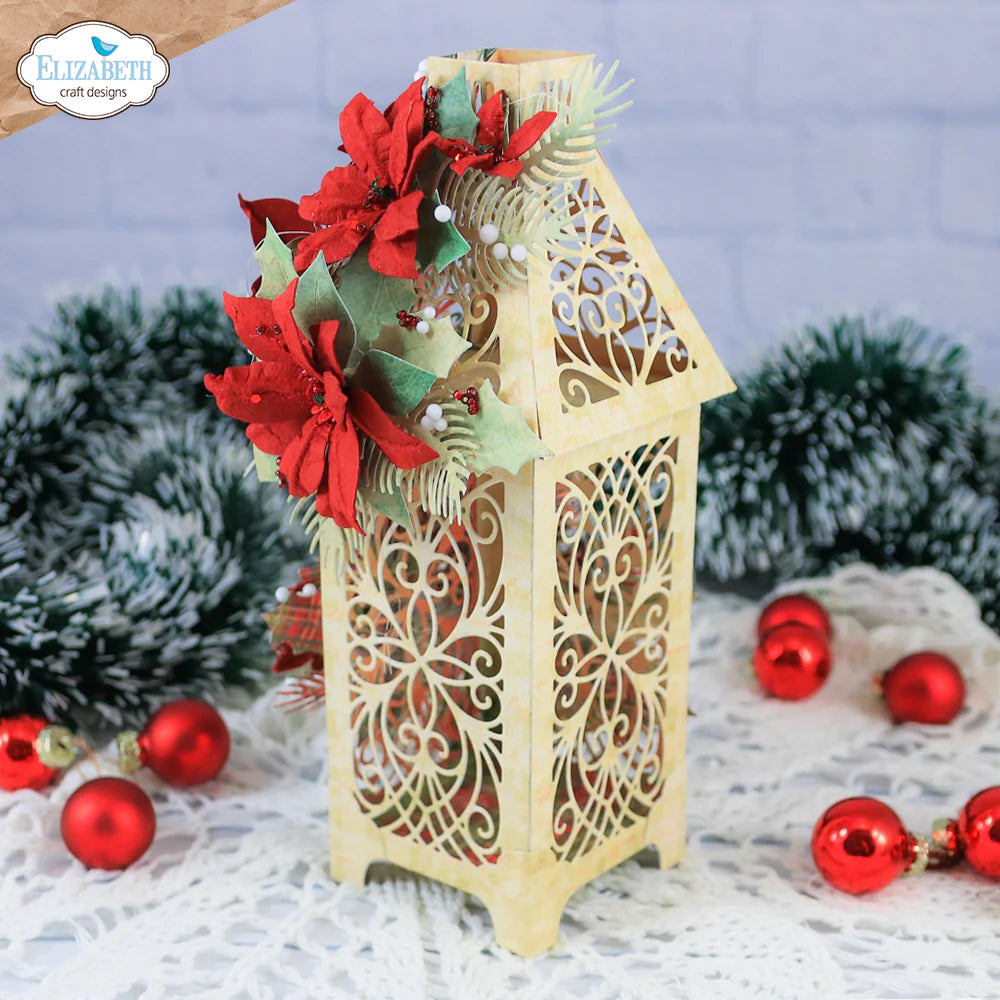 Elizabeth Craft Designs Festive Holly - Die Festive Lantern