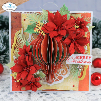 Elizabeth Craft Designs Festive Holly - Die Festive Ornaments