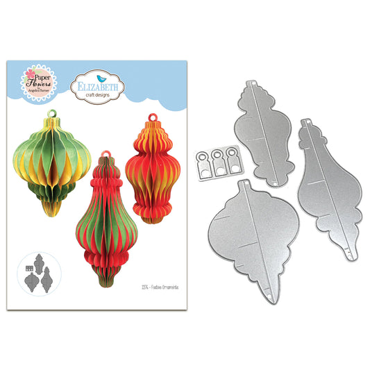 Elizabeth Craft Designs Festive Holly - Die Festive Ornaments