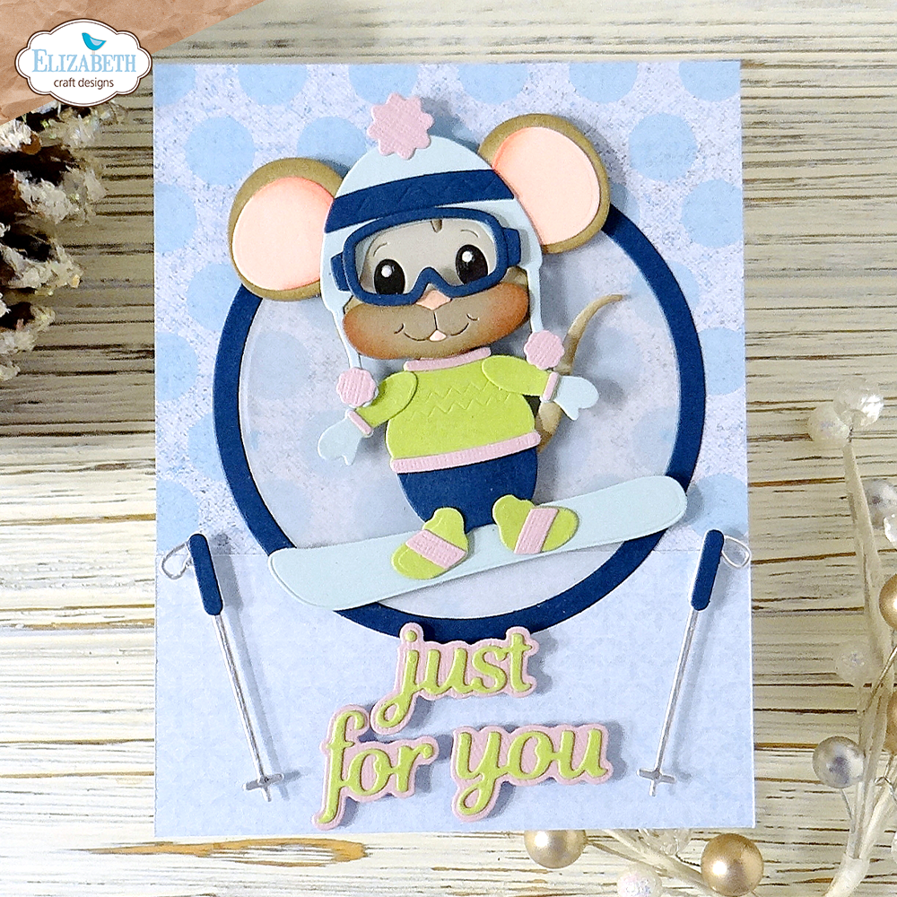 Elizabeth Craft Designs Living it Up Die Bundle - Mice & Accessories