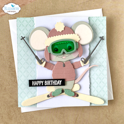 Elizabeth Craft Designs Living it Up Die Bundle - Mice & Accessories