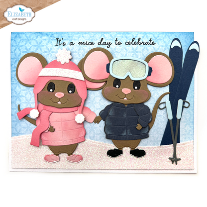 Elizabeth Craft Designs Living it Up - Die Big Mouse Winter Accessories