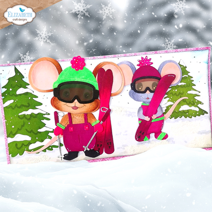Elizabeth Craft Designs Living it Up - Die Winter Scenery Accessories