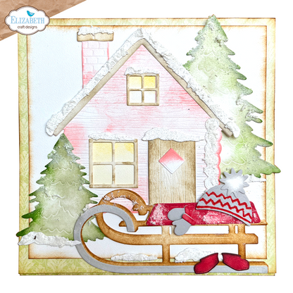 Elizabeth Craft Designs Living it Up - Die Winter Scenery Accessories