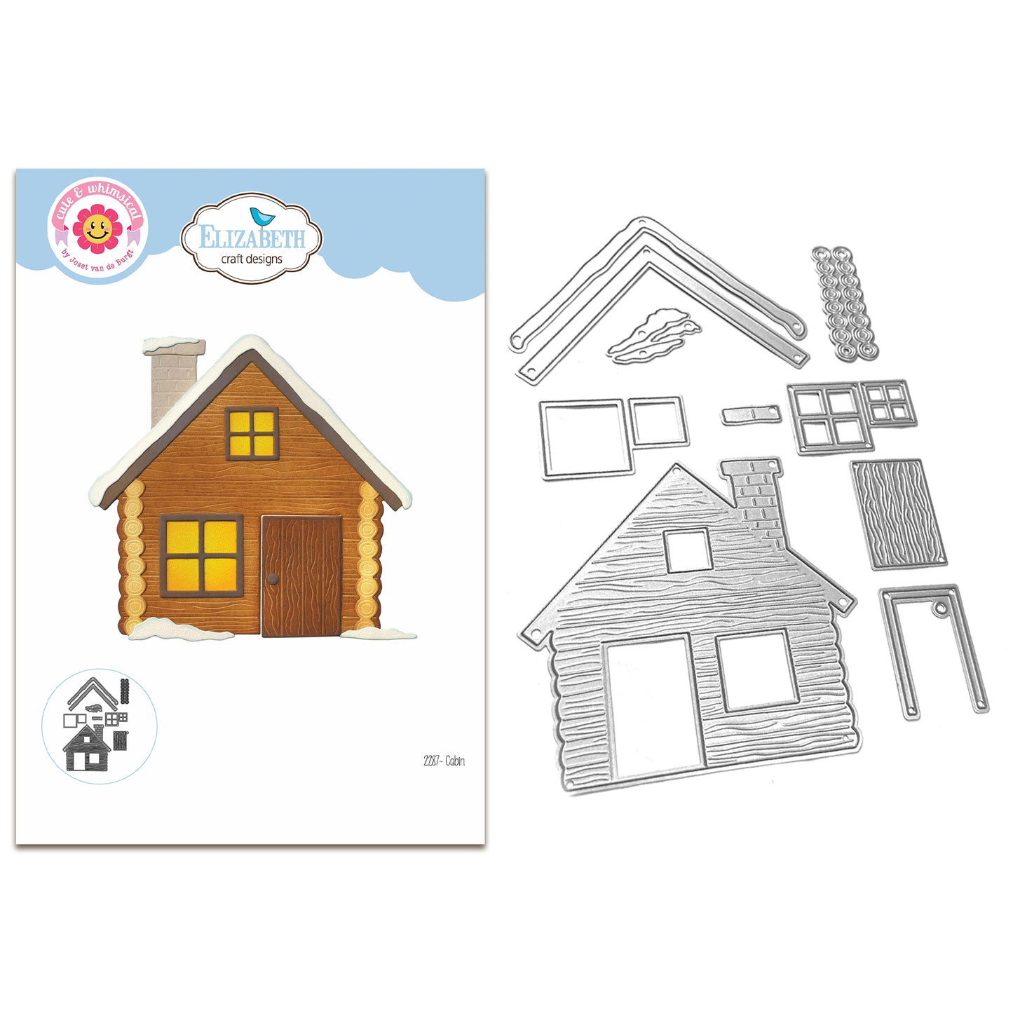 Elizabeth Craft Designs Living it Up - Die Cabin