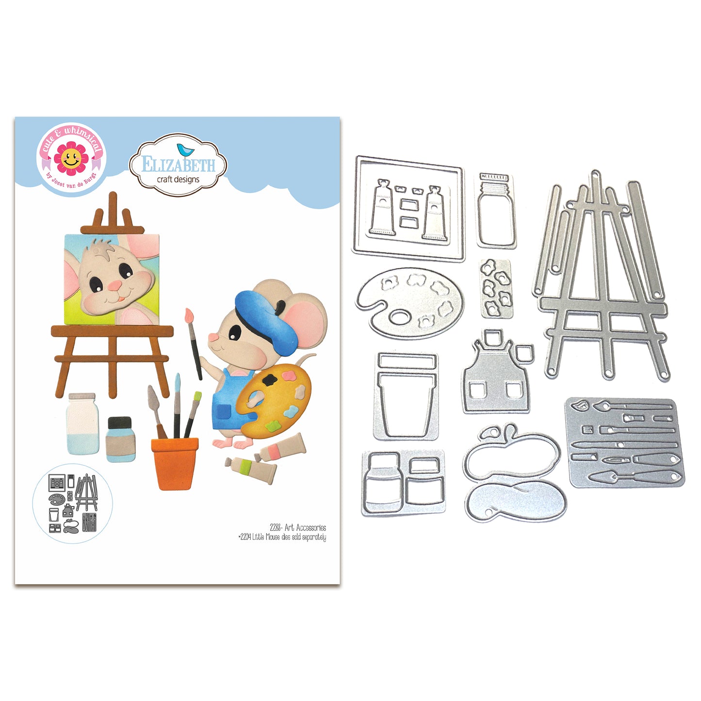 Elizabeth Craft Designs Living it Up - Die Art Accessories