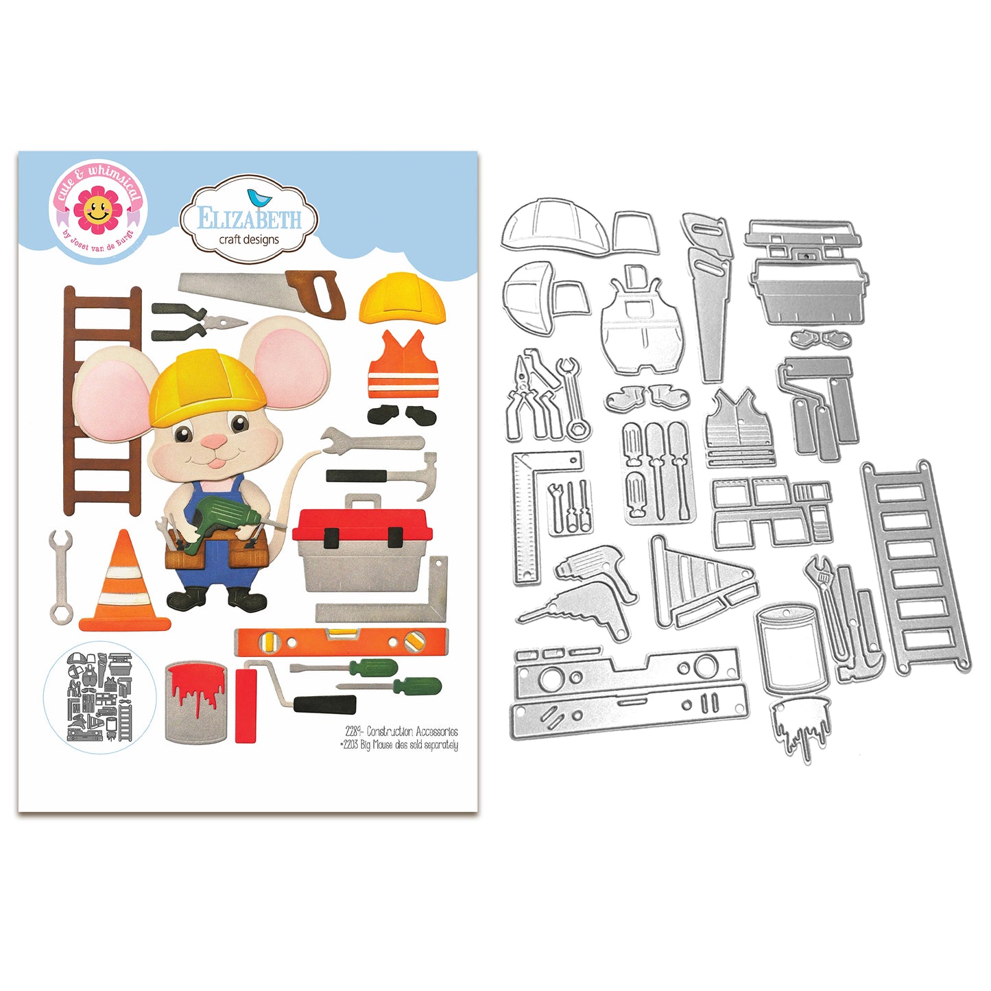 Elizabeth Craft Designs Living it Up - Die Construction Accessories