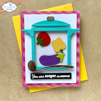 Elizabeth Craft Designs Living it Up - Die Cooking Pot