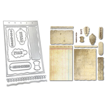 Elizabeth Craft Designs Golden Season - Die Build a Journal